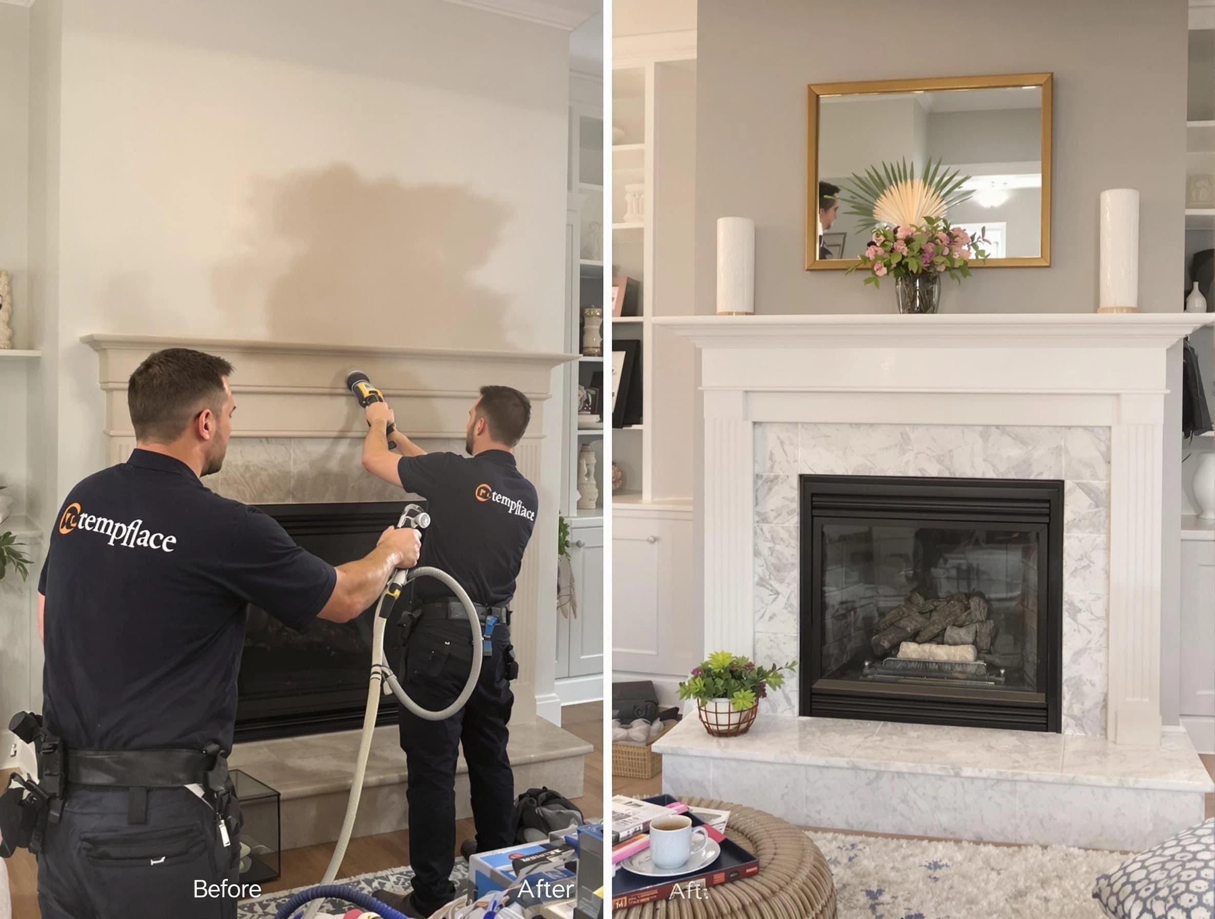 Professional soot removal by Babylon Chimney Sweep team in Babylon, NY