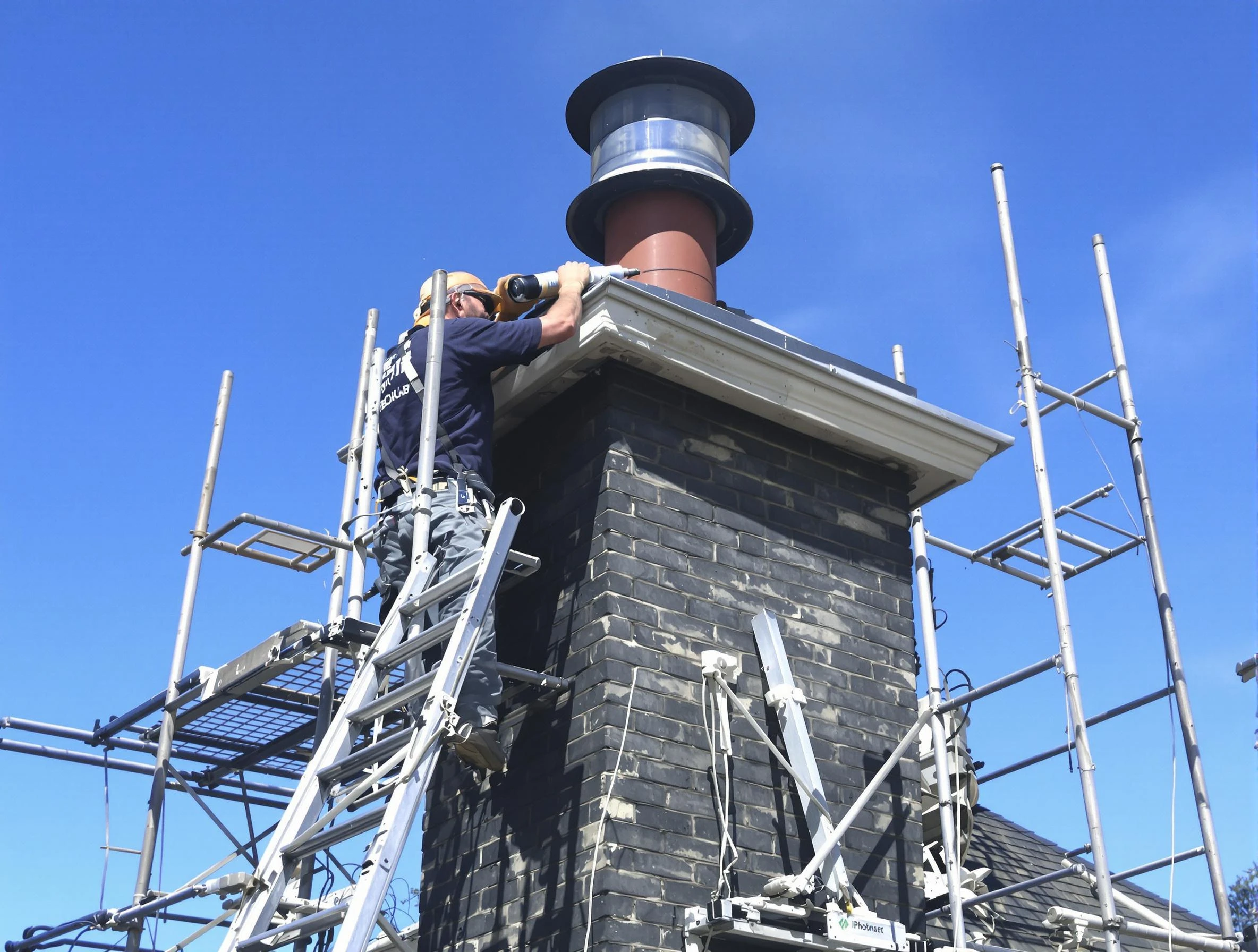 Sturdy chimney crown finished by Babylon Chimney Sweep in Babylon, NY