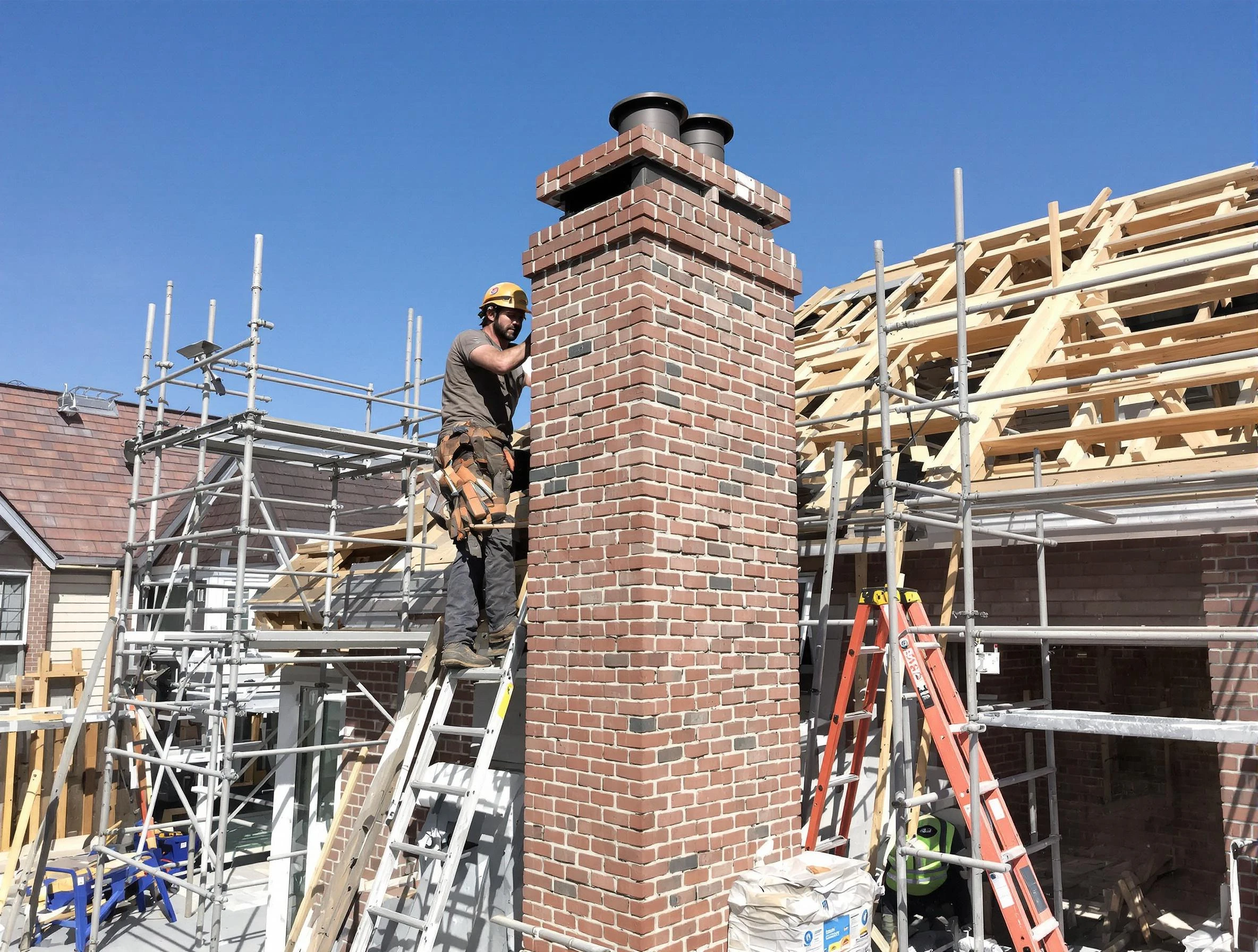 New chimney installation completed by Babylon Chimney Sweep in Babylon, NY