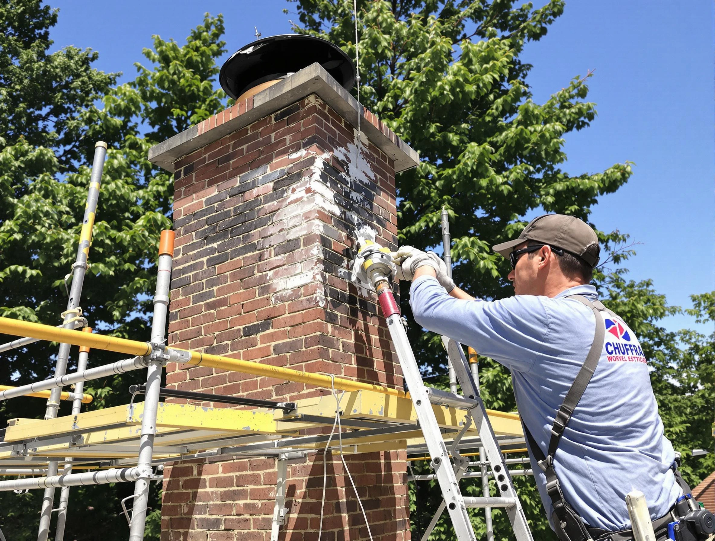 Structural chimney repair by Babylon Chimney Sweep in Babylon, NY